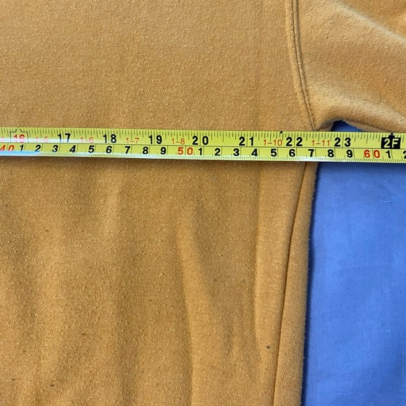 Bluenotes Yellow Hoodie Size L with Red Rose - Picture 3 of 4